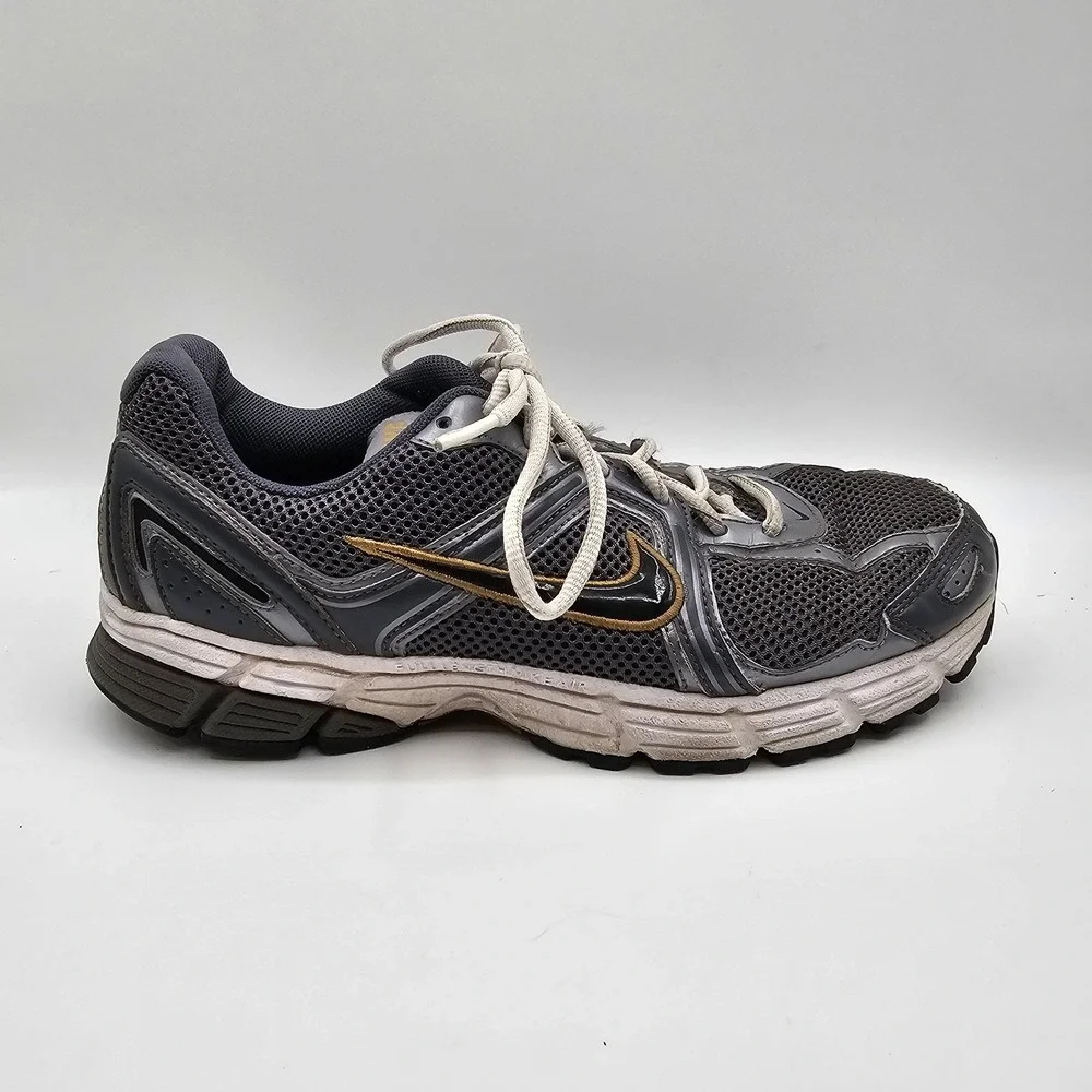 Nike Air Shoes‎ Mens Size 8 Gray Mesh Low Top Running Sneakers 408109-001
